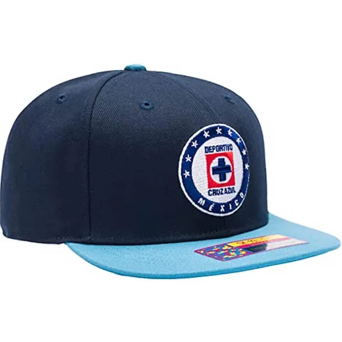 Fan Ink Collection Cruz Azul Snapback Hat - Navy