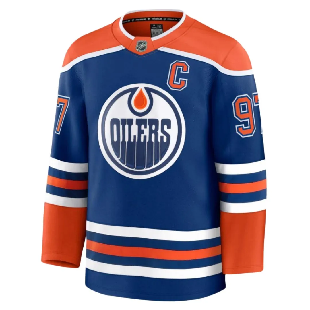 Fanatics Men's NHL Edmonton Oilers Connor McDavid Premium Home Jersey