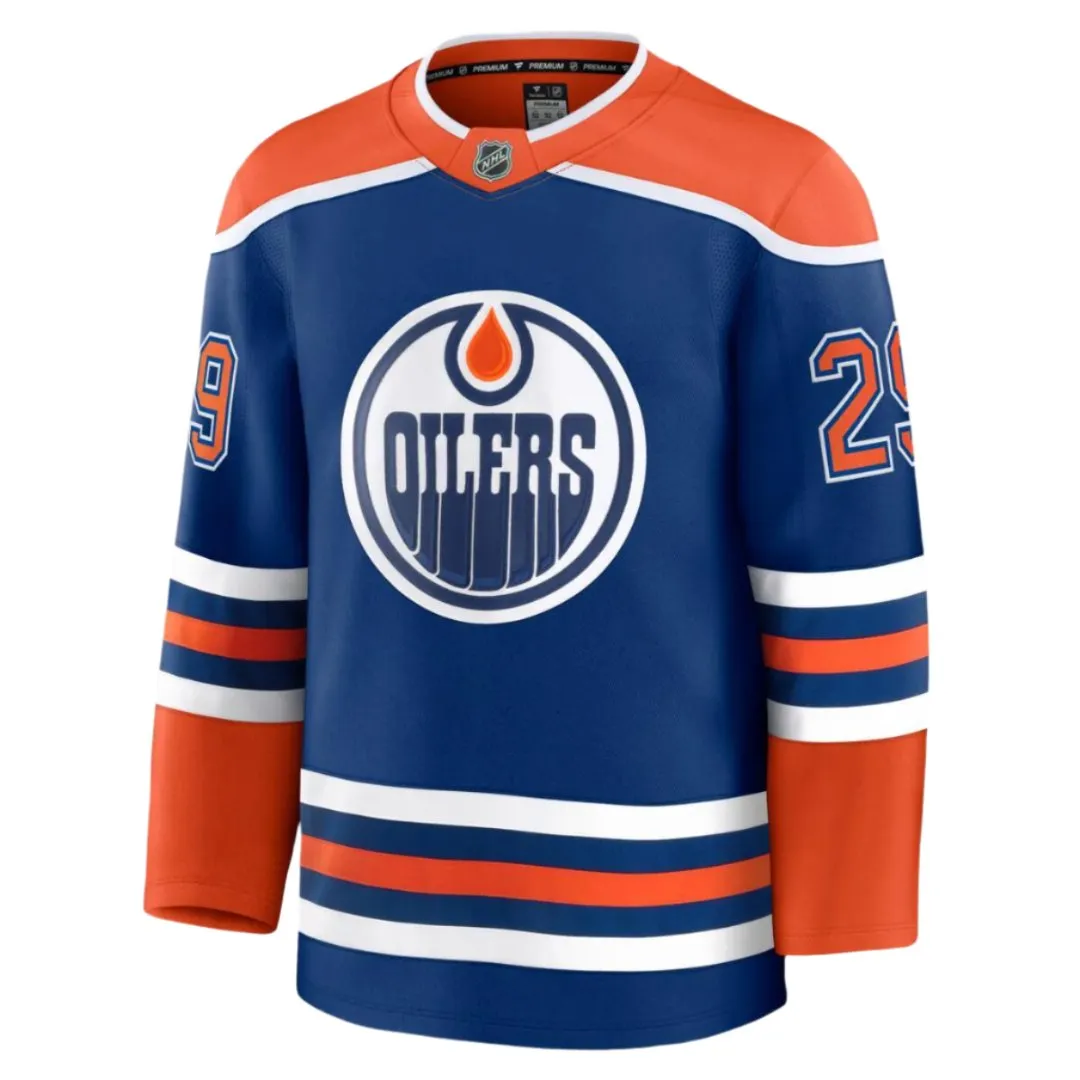 Fanatics Men's NHL Edmonton Oilers Leon Draisaitl Premium Home Jersey