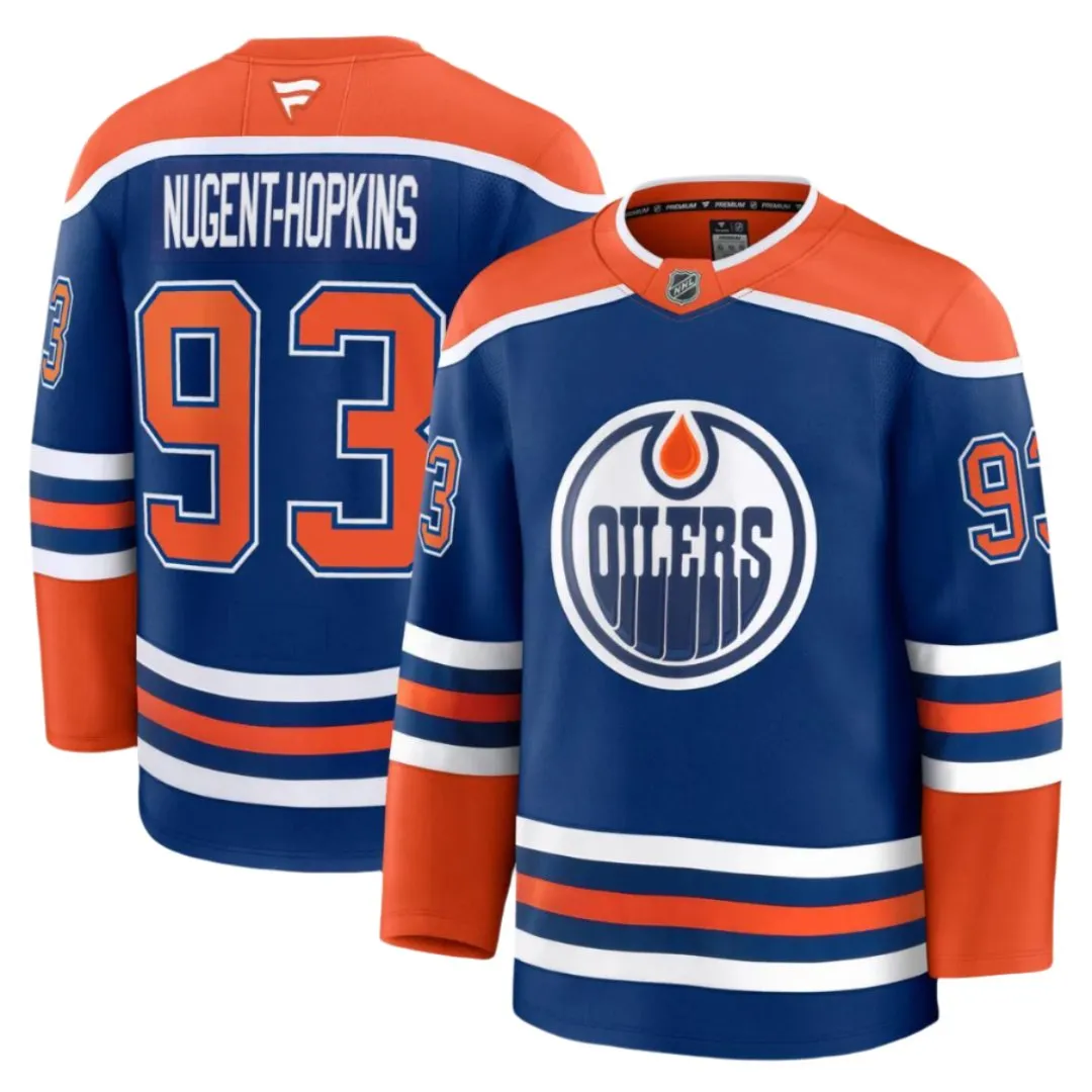 Fanatics Men's NHL Edmonton Oilers Ryan Nugent-Hopkins Premium Home Jersey