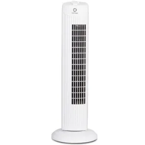 Fantask 35W 28 Inch Quiet Bladeless Oscillating Tower Fan-White