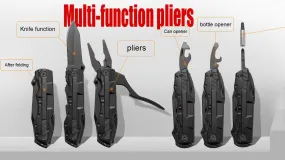 Free Sample Multi Tool Multitool Hammer Saw Outdoor Camping Spanner Folding Adjustable Wrench Pliers With Knife Screwdrivers