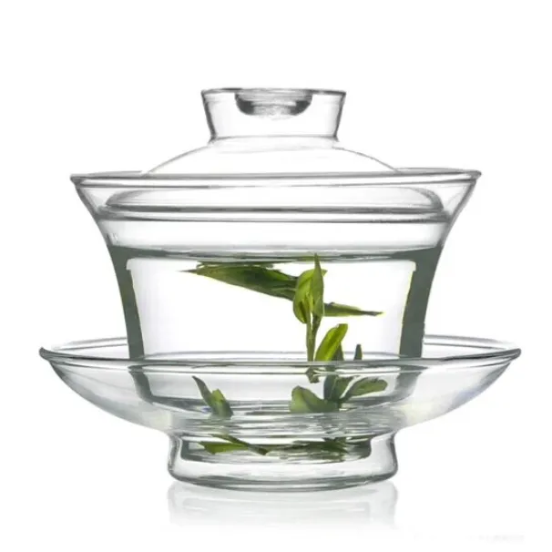 Gaiwan The Brewing Cup With Saucer Transparent - The Oriental Teacup Saucer And Lid