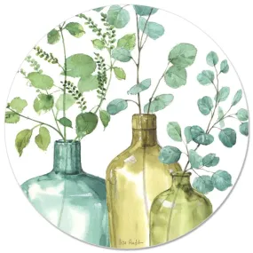 Glass Lazy Susan Greenery