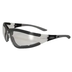 Global Vision Ruthless Safety Glasses with Clear Anti-Fog Lens