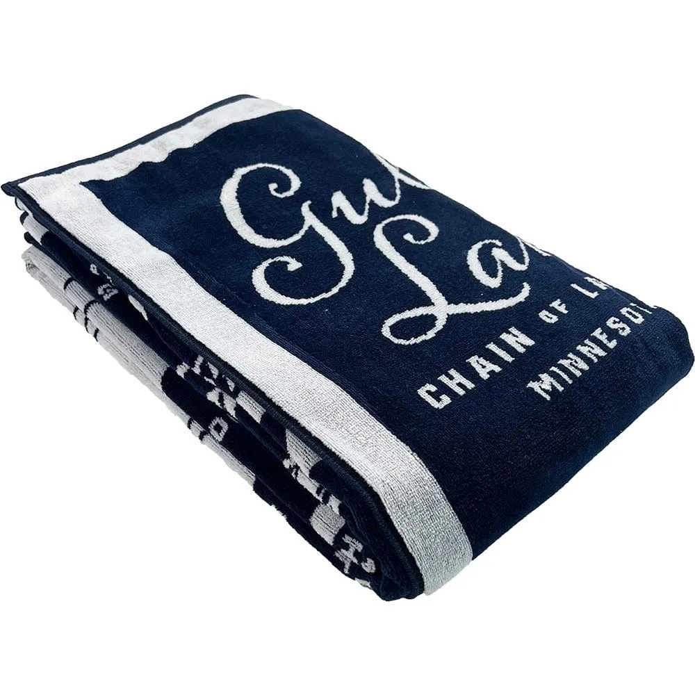 Gull Lake Map Towel