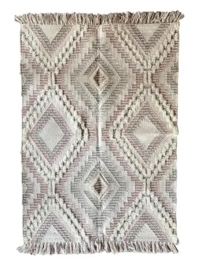 Hand Knotted Wool & Cotton RUG 14 (4x6 ft)