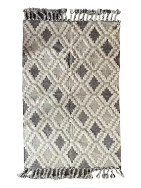 Hand Knotted Wool & Cotton RUG 66 (5x8 ft)