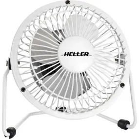 HELLER HVF10UWE 10cm USB Powered Desk Fan