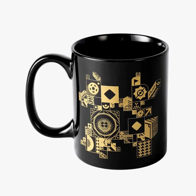 Honav FIFA World Cup 2022 Ceramic Mug - Black-Gold