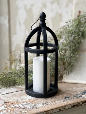 Hopewell Lantern | 16.5" | Black | NOT CURRENTLY IN STOCK-New For Spring 2025!