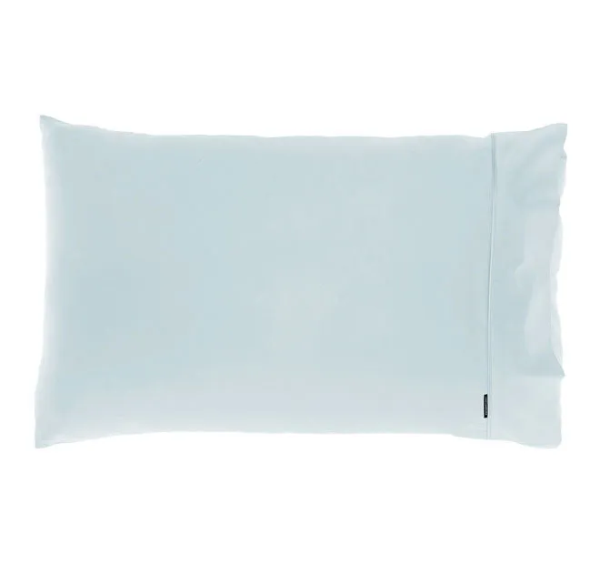 Hotel Augusta 500THC Cotton Sateen King Pillowcase Pale Blue