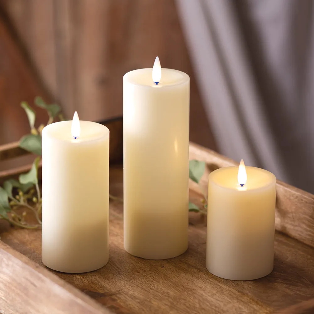 Infinite Wick Wax Pillar Candle - 3x8