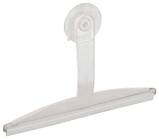 InterDesign Shower Squeegee with Suction Holder – 12" Blade