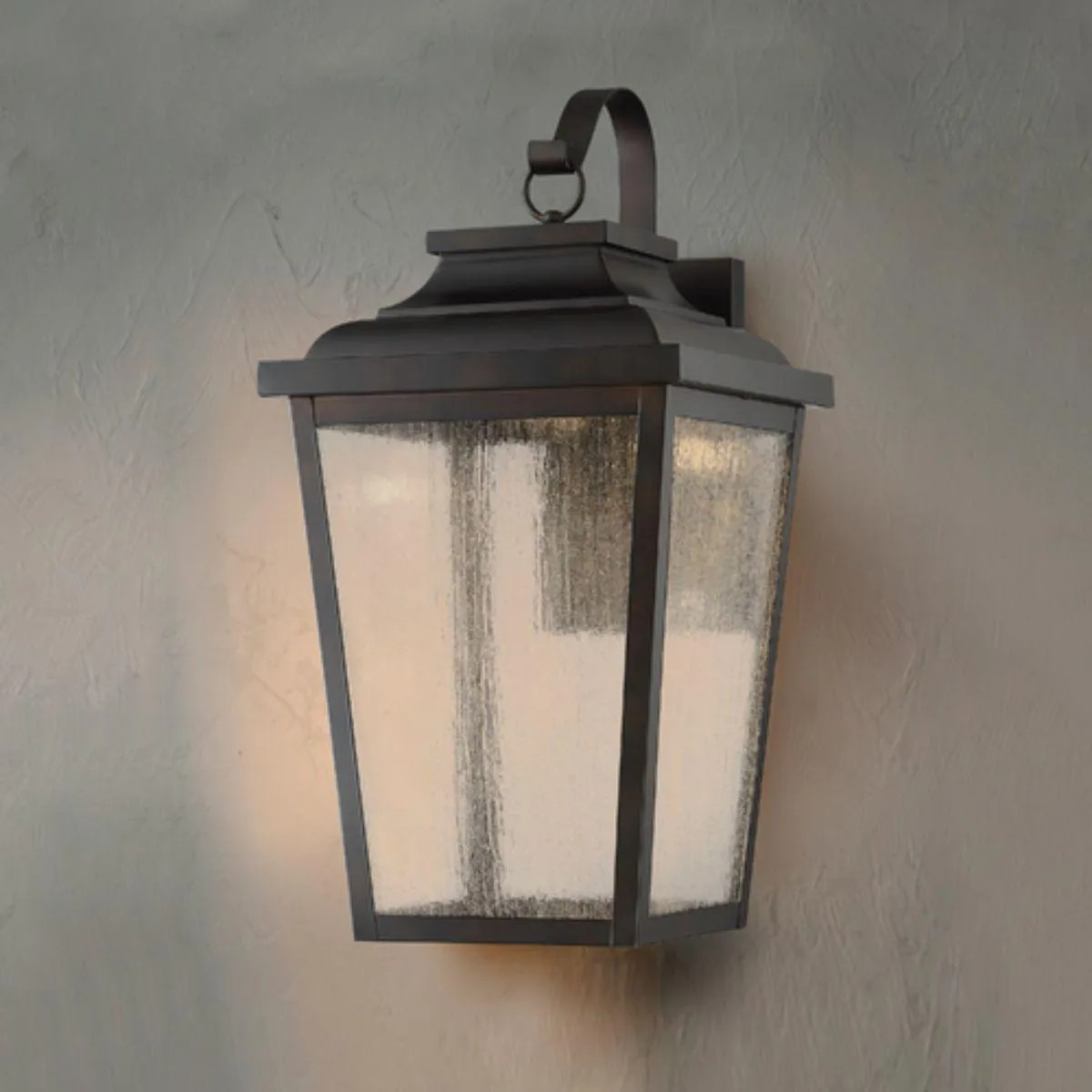 Irvington Manor 24 in. LED Outdoor Wall Lantern 3000K Bronze Finish