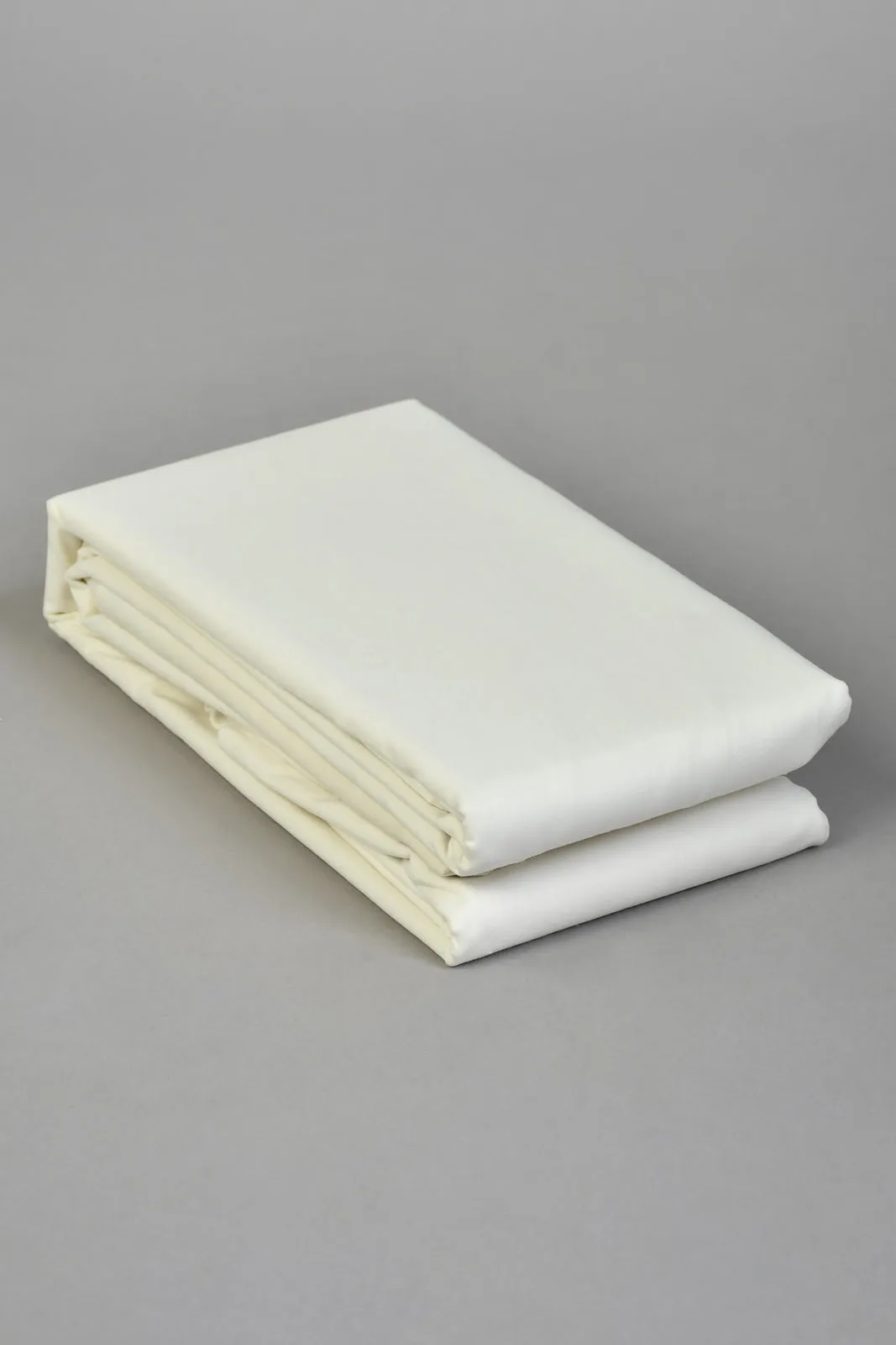 Ivory 2-Piece Flat Sheet Set (King Size)