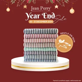 Jean Perry Stripe Delight Bath Towel Bundel 2@RM70