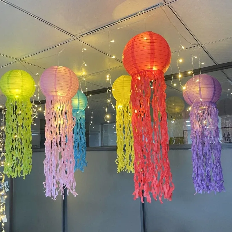 Jellyfish Style Paper Lanterns