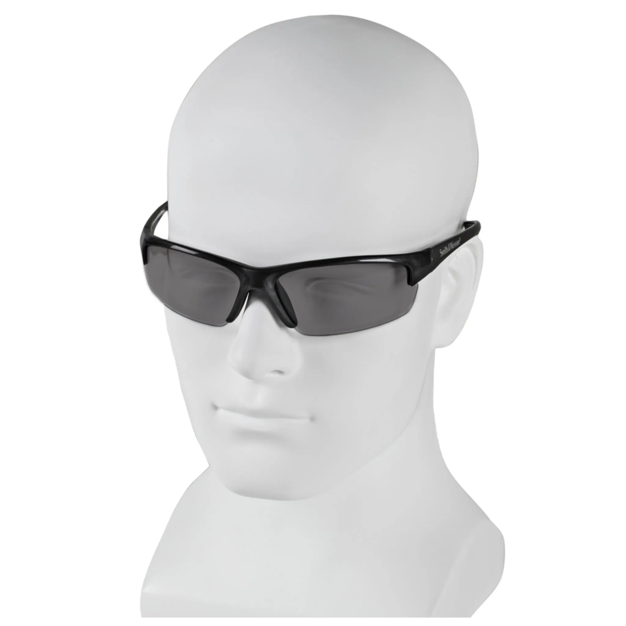 KIMBERLY-CLARK Smith & Wesson 3016308 21297 Equalizer Safety Glasses with Gunmetal Frame and Anti-Fog Smoke Lens, Box of 12