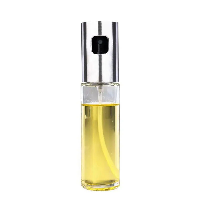 Kitchen Baking Oil Cook Oil Spray Empty Bottle Vinegar Bottle Oil Dispenser Cooking Tool Salad Barbecue Cooking Glass Olive Oil