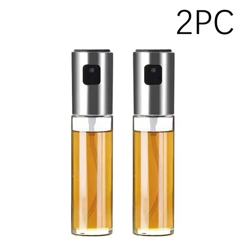 Kitchen Baking Oil Cook Oil Spray Empty Bottle Vinegar Bottle Oil Dispenser Cooking Tool Salad Barbecue Cooking Glass Olive Oil