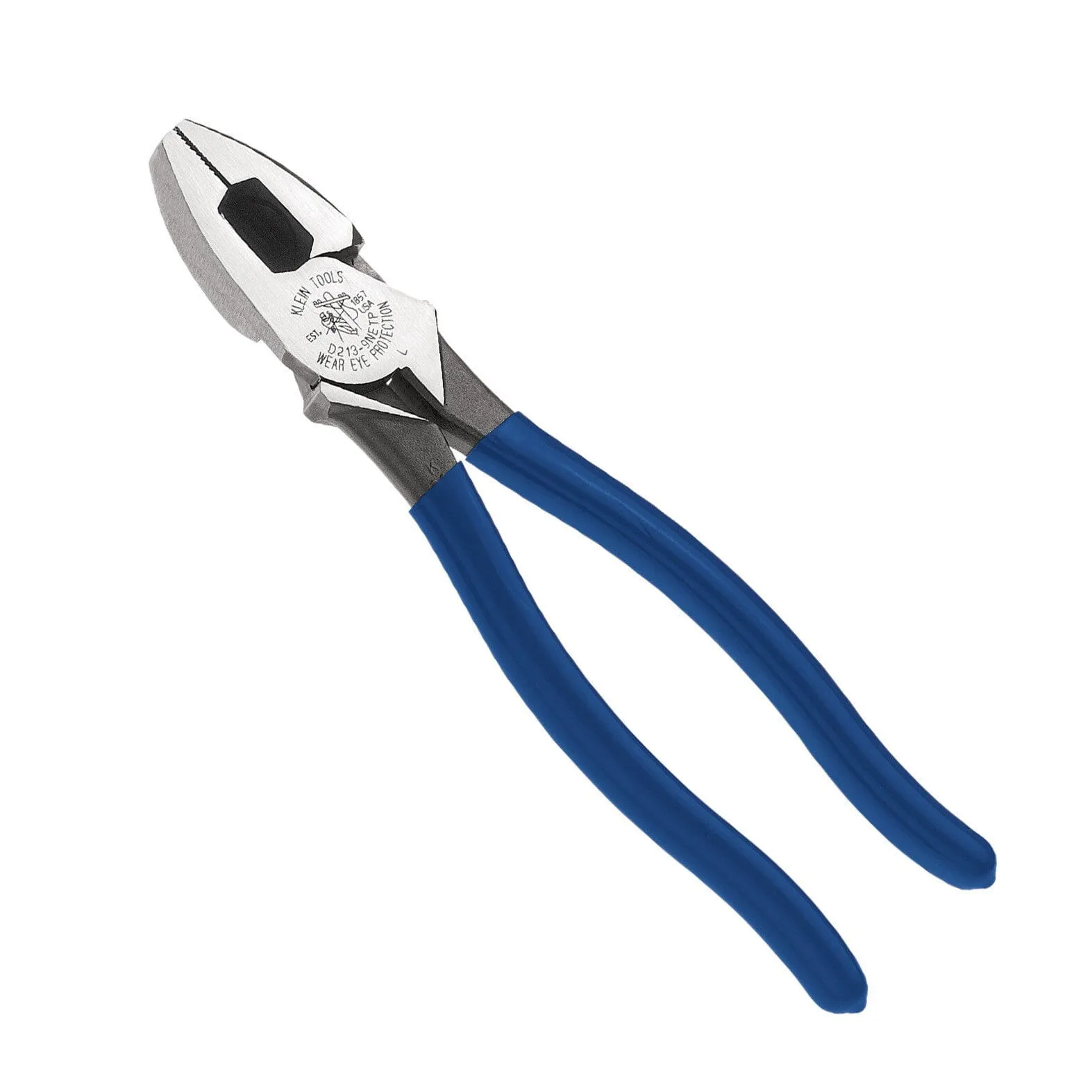 Klein 9'' High-Leverage Side-Cutting Pliers - Fish Tape Pulling - D213-9NETP