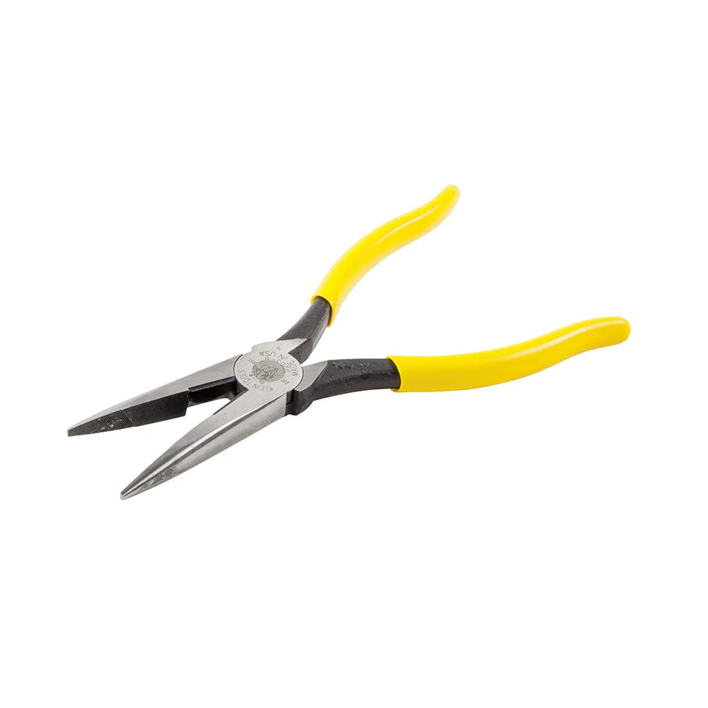 Klein D203-8  -  8" Side Cutter Long Nose Pliers