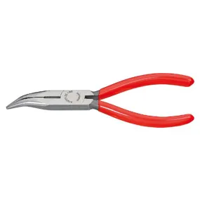 KNIPEX 25 21 160 SBA Angled Chain Nose Pliers with Cutter , 6.25 Inch