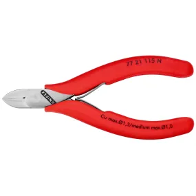 Knipex 77 21 115 N 4 1/2" Electronics Diagonal Cutters