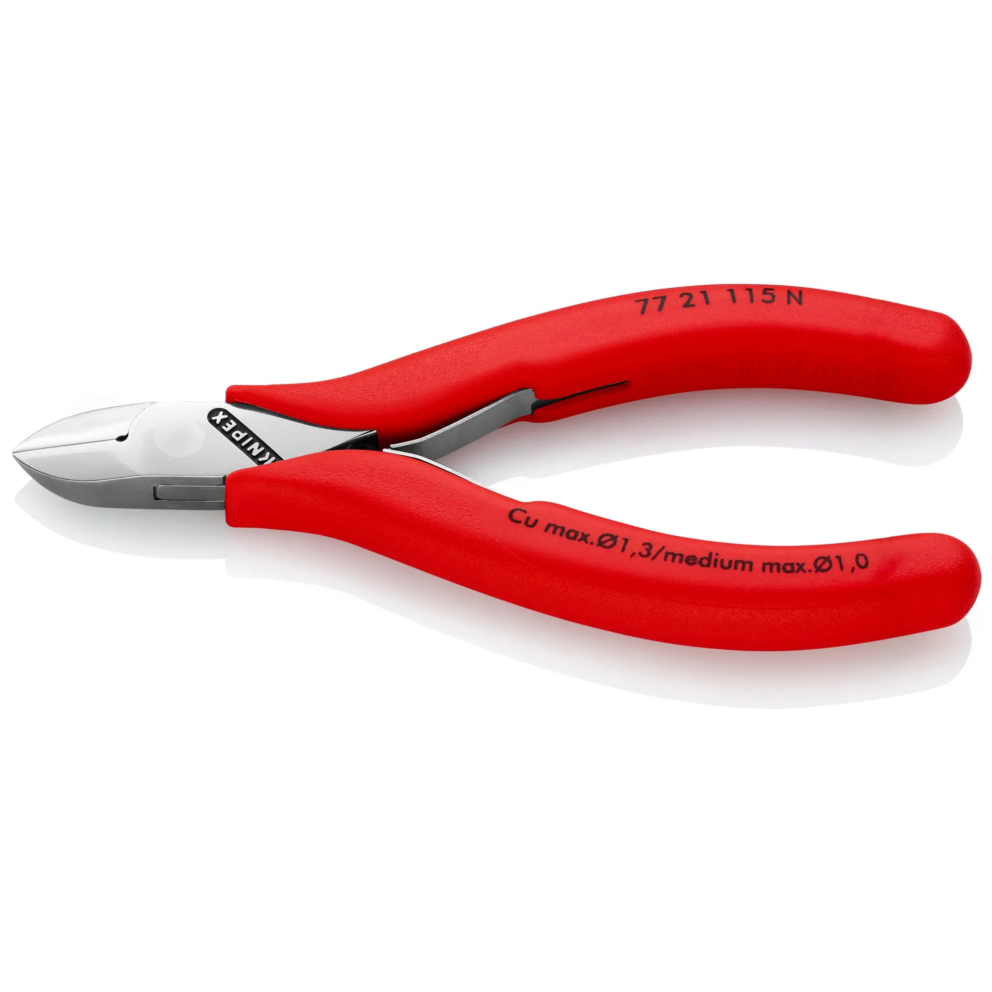 Knipex 77 21 115 N 4 1/2" Electronics Diagonal Cutters