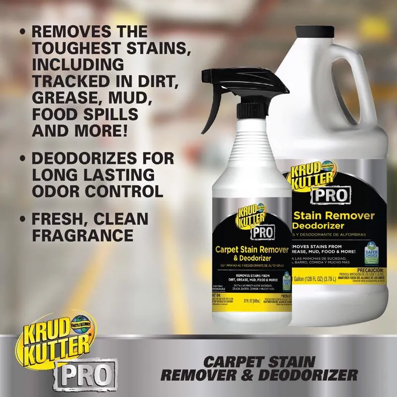 Krud Kutter Pro No Scent Carpet Stain Remover 1 gal Liquid