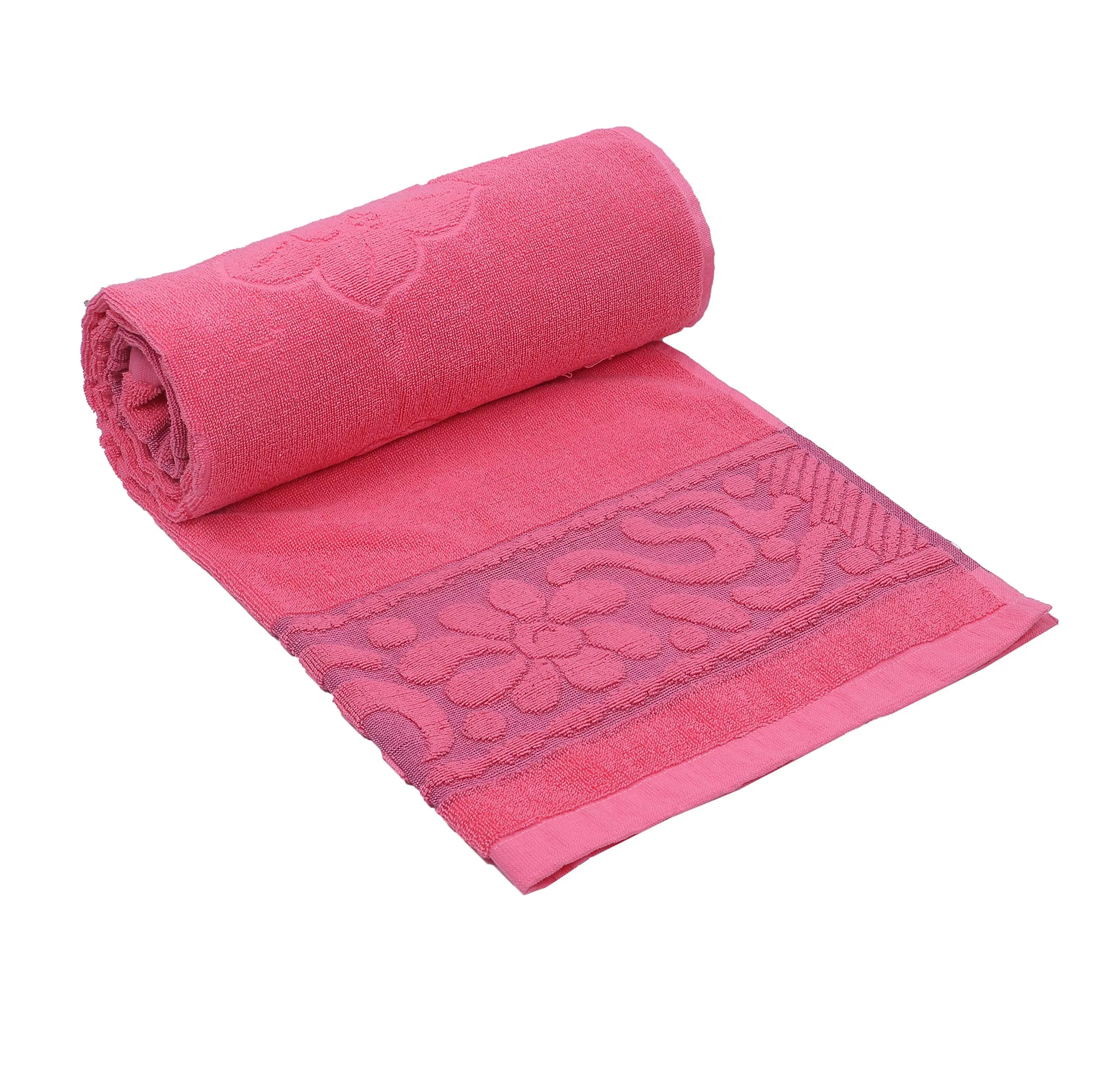 Kuber Industries 100 Percent Cotton 2 Pieces Full Size Bath Towel 30"x60" (Pink), CTKTC13795