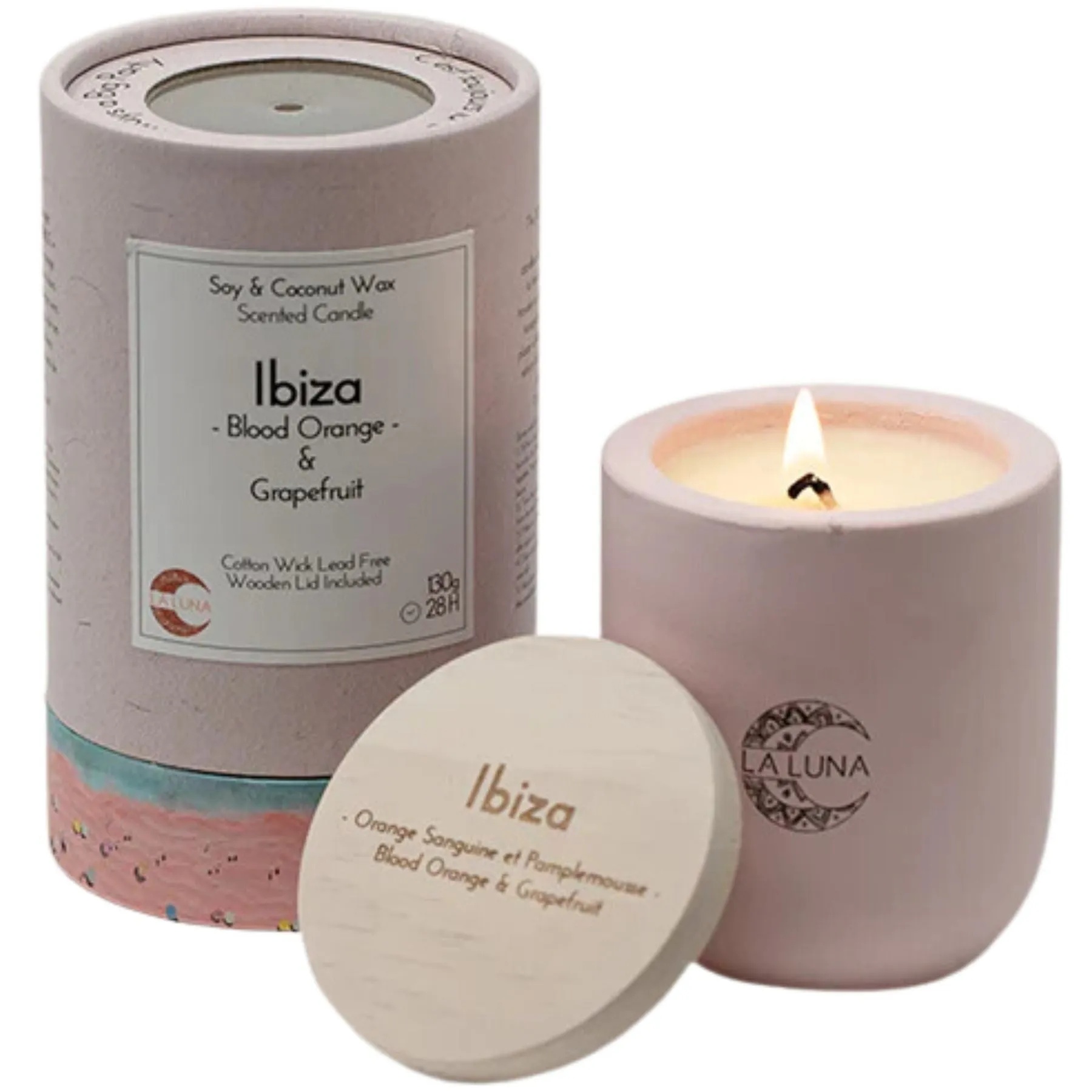 La Luna Scented Candle Ibiza 130g