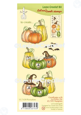 LeCreaDesign Combi Clear Stamp Pumpkins