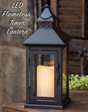 LED Flameless Timer Lantern