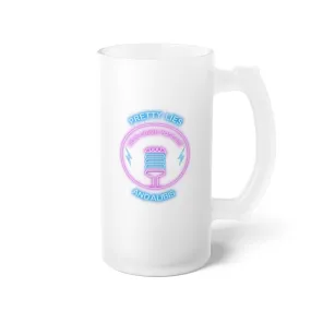 Logo Frosted Glass Beer Mug