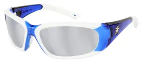 MCR Safety ForceFlex FF3 Blue/White Frm, Silver Mir