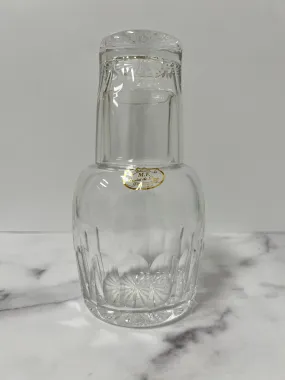 M.F. Cristal De Paris Bedside Carafe & Glass