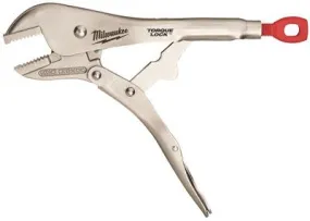 Milwaukee Torque Lock Locking Pliers' Straight Jaw' 10 In.