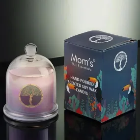 Mom's Skin Essentials Spiced Pumpkin Luxury Scented Soy Wax Candle 100% Soy Wax Smoke-Free Ideal for Home Decor, Gifting and Aromatherapy 510 gm Upto 50 Hours Burning Time