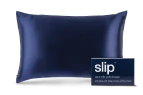 Navy Queen Zippered Pillowcase