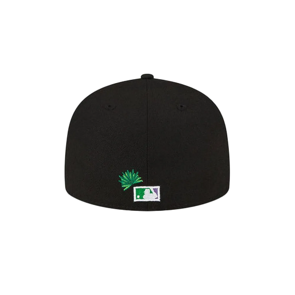 New Era Tampa Bay Rays New Era Black Stateview 59Fifty Fitted Hat