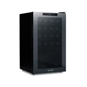 Newair® 24-Bottle 16.9" Black Freestanding Wine Fridge