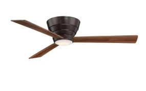 Niva Flush mount Oiled bronze ceiling Fan