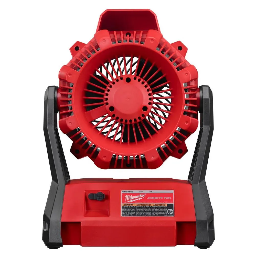 Open Box -  Milwaukee 0886-20 M18 18-Volt Lithium-Ion Cordless Jobsite Fan (Tool-Only)