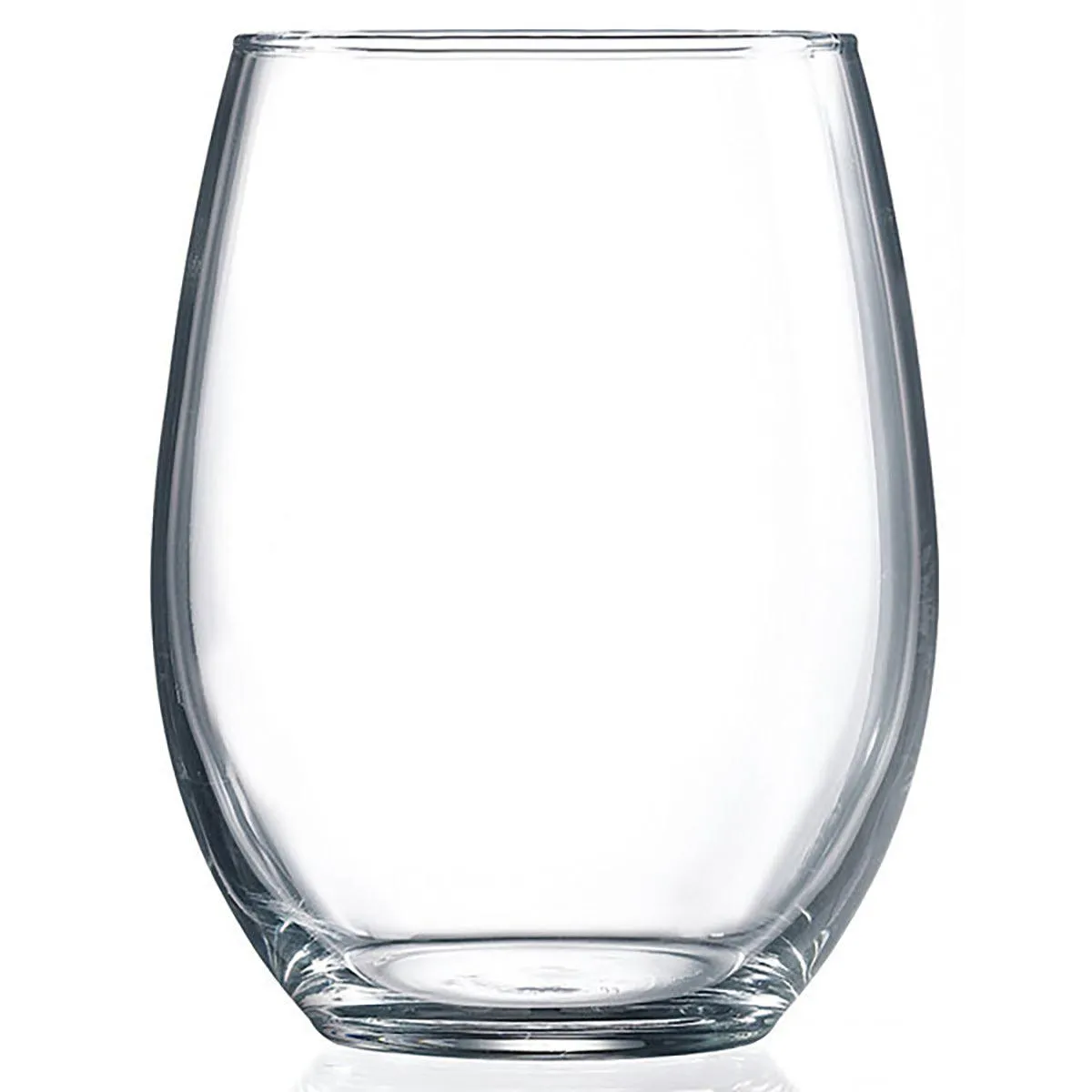 Personalized About To Get Funnier Stemless Wine Glass