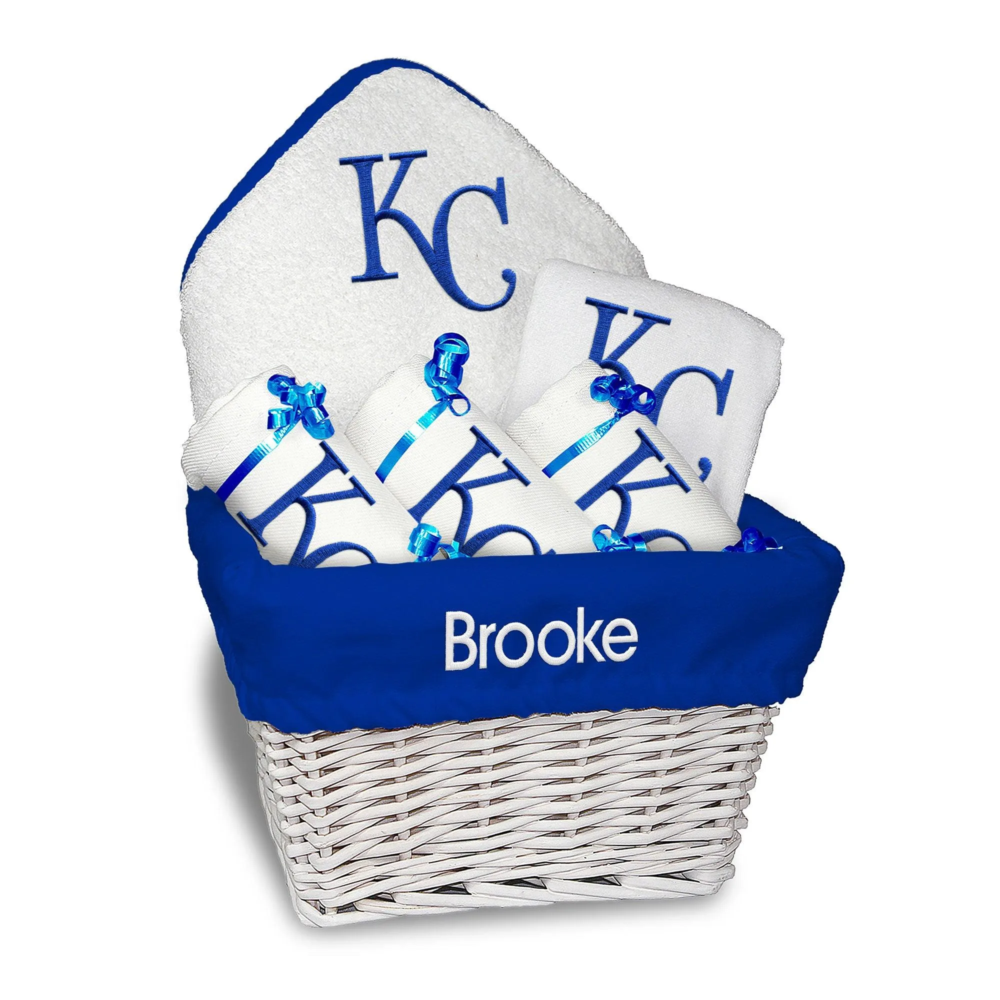 Personalized Kansas City Royals Medium Basket - 6 Items