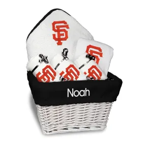 Personalized San Francisco Giants Medium Basket - 6 Items