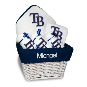 Personalized Tampa Bay Rays Medium Basket - 6 Items