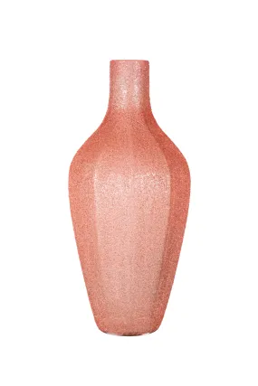 Pink Glass Bottle Vase L | OROA Ceylin